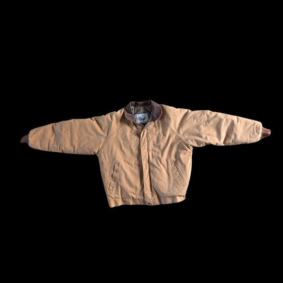 Vintage Walls Men's Insulated Canvas Jacket Corduroy Collar Size M - Picture 7 of 7